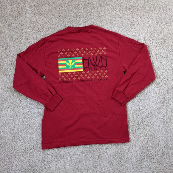 Hawaiian Legends T-Shirt Men's Medium Red Green - Picture 3 of 9
